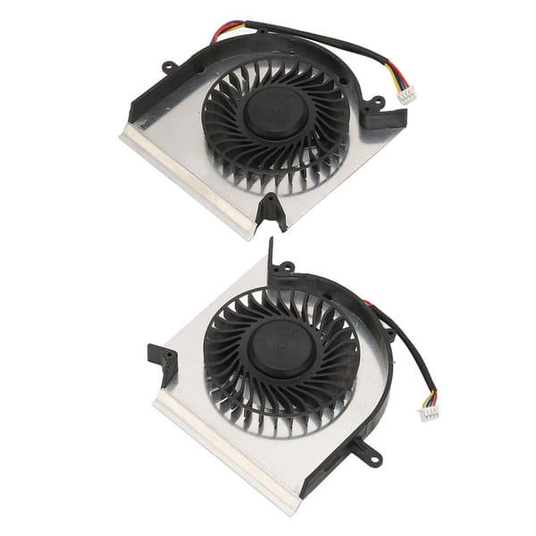 Utskifting av CPU GPU kjølevifte kompatibel med MSI GE75 GP75 GL75 WE75 GE63 GP63 GL63 GV63 GE73 GL73VR 4-pinners DC 5V 0.55A GPU-vifte CPU GPU-vifte