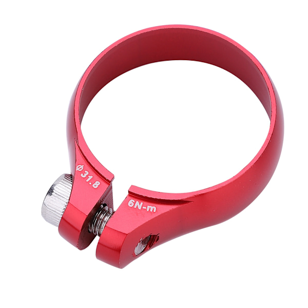 Pyörän Satulaputken Kiinnitys 31.8mm 27.2mm Satulaputkelle Superkevyt (Punainen)