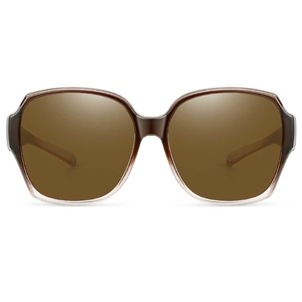 【BEMS】Polarized Sunglasses Over Glasses Brown
