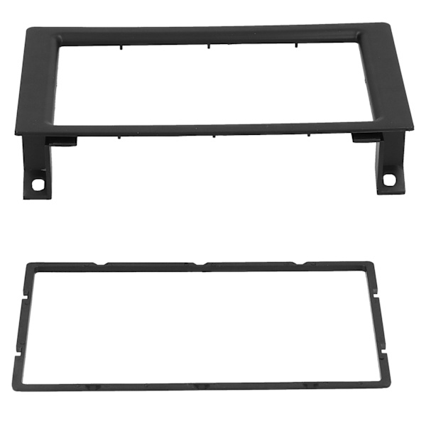 2‑DIN Facia Trim Navigation Fascia Central Control Stereo Radio DVD Panel til Saab 9‑3 2007‑2010