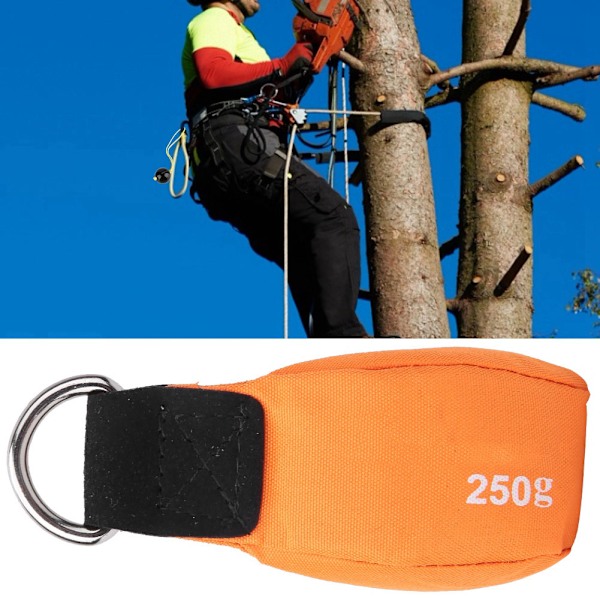 Orange Nylon Multifunktionell Klätterträdkastrepväska Liten Sandsäck för Klättring