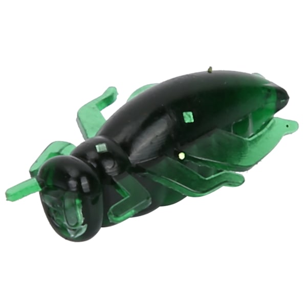 5-pack 2,3 cm Mjuka Cricketbete Simuleringsinsektsbeten för Karpfiske Flugfiskebeten (Mörkgrön)