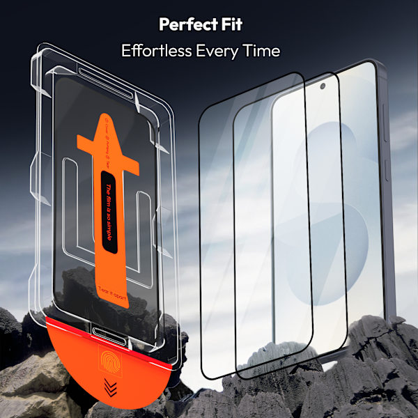 【BEMS】2-Pack Compatible with Samsung S25 FE Screen Protector - Tempered Glass | [Automatic Installation] - Bubble-Free Samsung S25 FE
