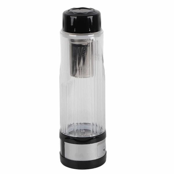 Bärbar Elektrisk Bilvattenkokare - 12V / 24V, 95W, 420ml, Resemugg Varmvattenkopp (Svart)