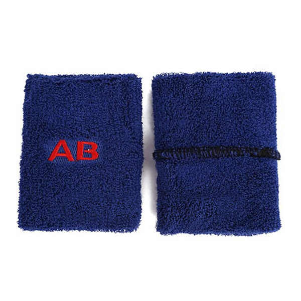 Kompressionsärm för handledsskydd utomhus Sportarmband Svett Absorberande Wrap Guard (Blå)