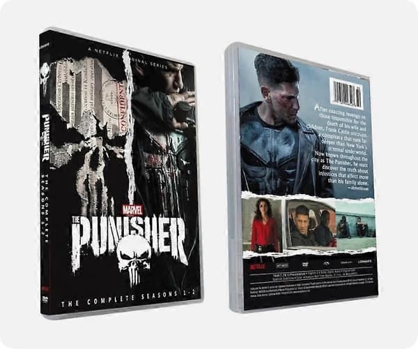 【BEMS】The Punisher Sæson 1-2 Den Komplette TV-Serie 6-Disc DVD