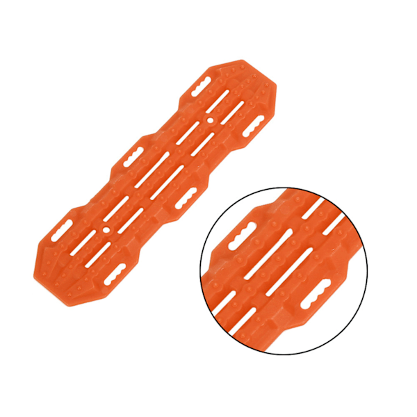 2 kpl Liukastumattomat Auton Apulaudat 1/10 RC-Mönkijäautolle RC-Mallin Kiipeilyajoneuvon Koristeluun (Oranssit)