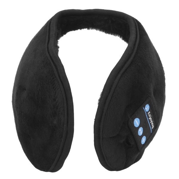 Vinterhøreværn Musik til Bluetooth 5.0 Blød hudvenlig genopladelig ørevarmer++