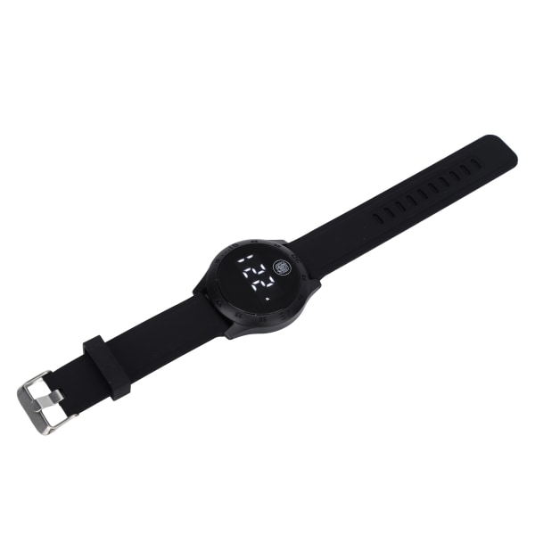 HZ2030 LED- watch korealaistyylinen vedenpitävä kosketusnäyttö tyylikäs watch miehille naisille opiskelijoille musta ++