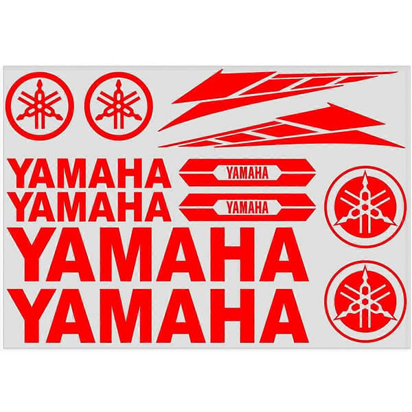 YAMAHA moottoripyörätarrat logo tankkitarrasarja ajoneuvokääre Black