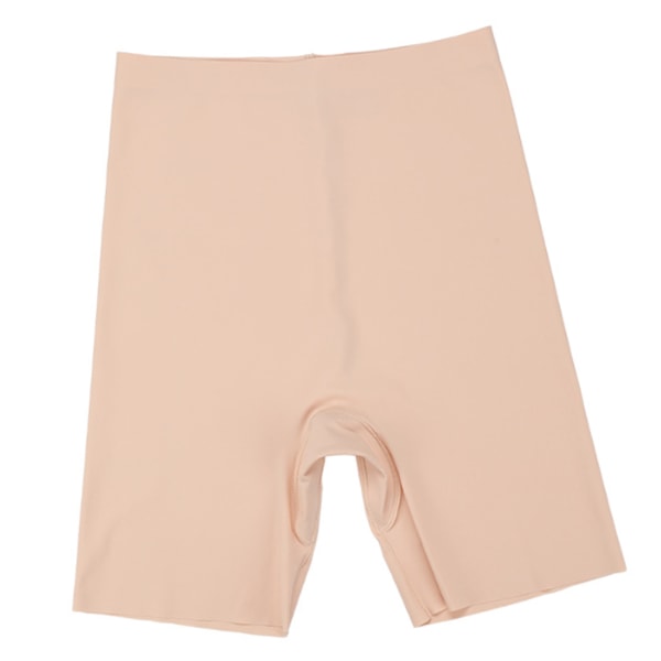 Säkerhetsshorts Hög midja Andas nylon spandex Casual Slimming Bottoming Shorts för Daily Fleshcolor XL