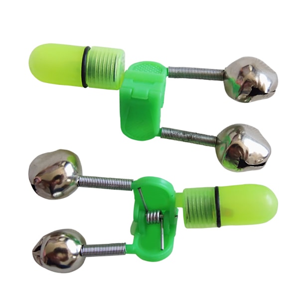20 stk LED Fiske Stang Bite Alarm Klokker Ring Fiske Agns Alarm Fiske Alarm Natt Fiske LED Fiske Tilbehør