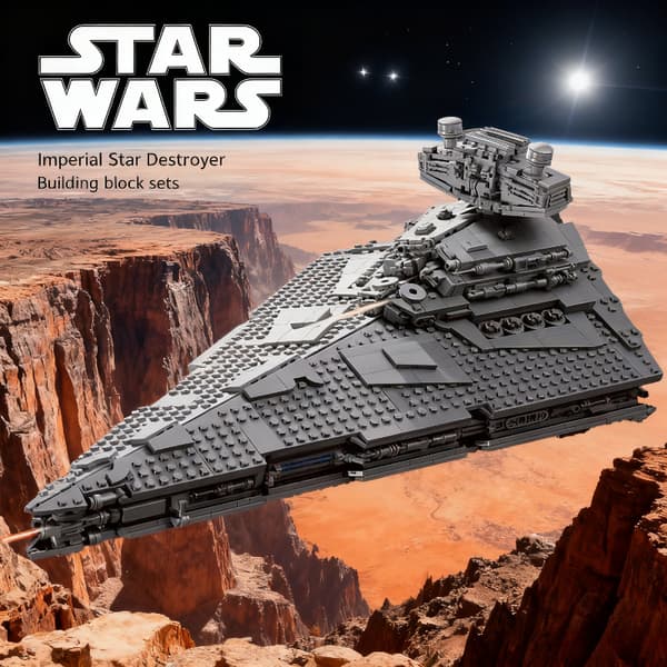 2326 Pieces Imperial Star Destroyer Building Block Set Very Difficult, Perfect for Home Decor ABS ABS TGL-T2047
