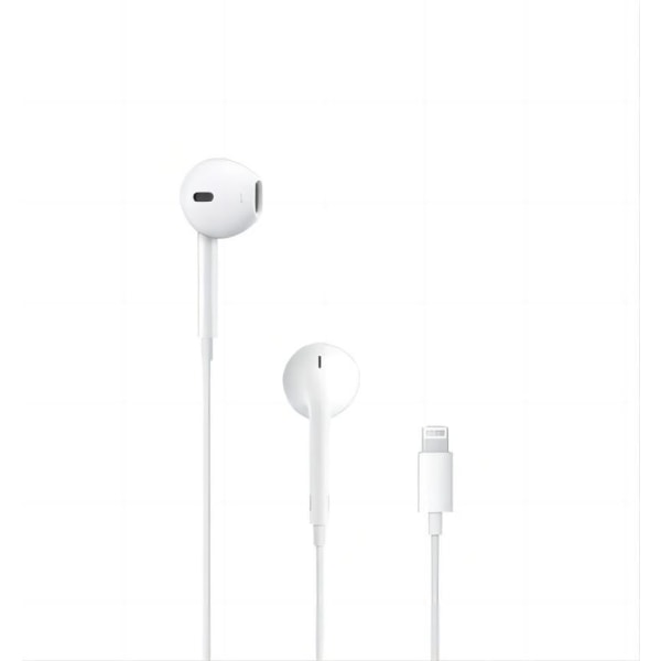 iPhone Kompatibel Lightning in-ear hörlurar iPhone X/11/12/13/14 Vit