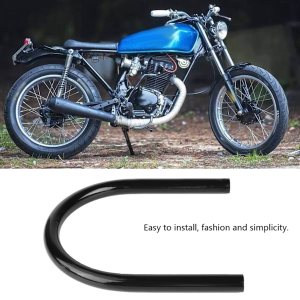 230MM Motorcykel Bagsæde Ramme Loop Hoop Beslag DIY Tilbehør Lige
