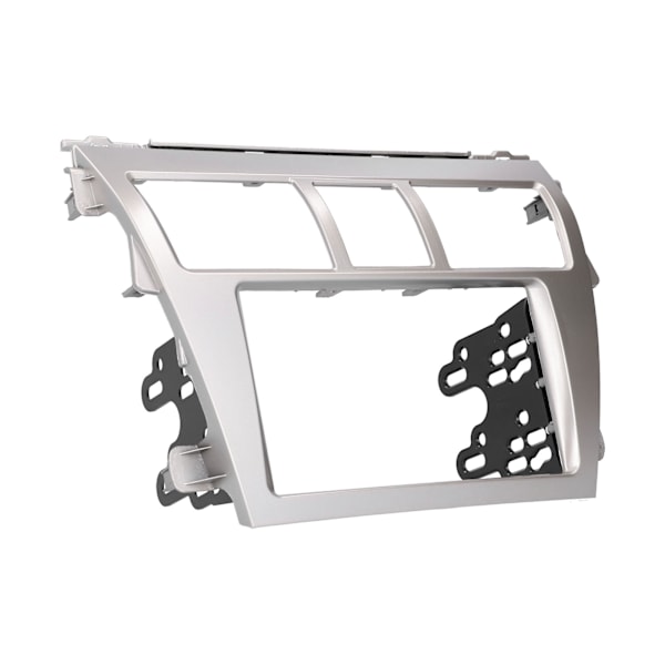 2‑Din Radio Fascia Bilstereo Navigasjon Ommontasje Dash Panel Kit Ramme Passer for Vios Belta Yaris Sedan