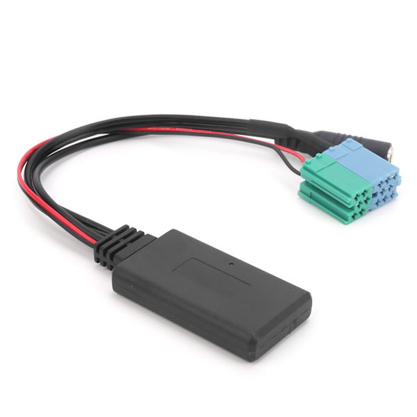 59,1 tommer Bluetooth 5.0 AUX-kabel lydadapter med mikrofon, passer for stereo 8-pinners og 6-pinners porter