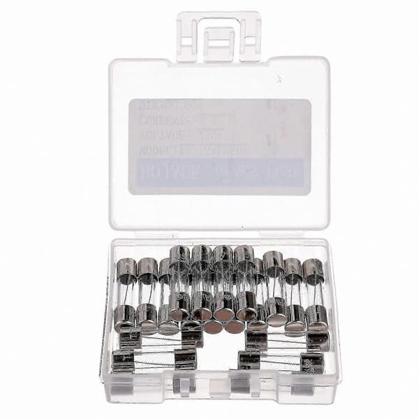 5x20mm glasrörssäkringar, 3,15A 250V trög säkring, 0,2 x 0,78 tum, 20-pack