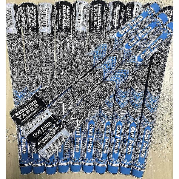 10 st Golf Pride MCC PLUS 4 Golfgrepp Standardstorlek Blue