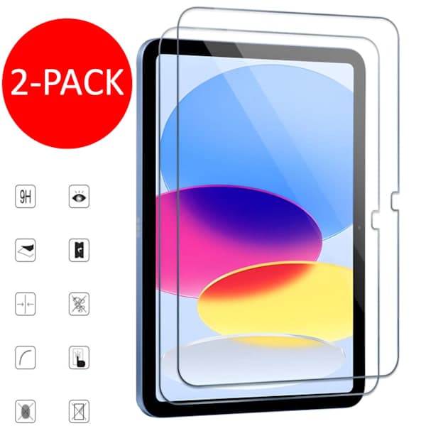 2-PACK Compatible with iPad (A16) gen 11 2025 Screen Protector Tempered Glass 9H Transparent