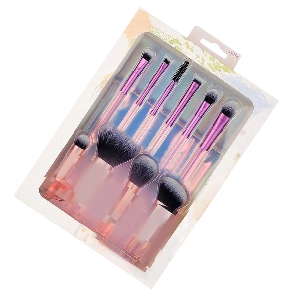 TIMH 10 STK mini makeup børste sæt bærbare rejse kosmetiske børster sæt til praktiske makeup værktøjer