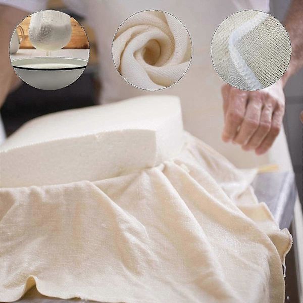 5 Pcs Cotton Cheesecloth, Kitchen Cloth 50*50cm
