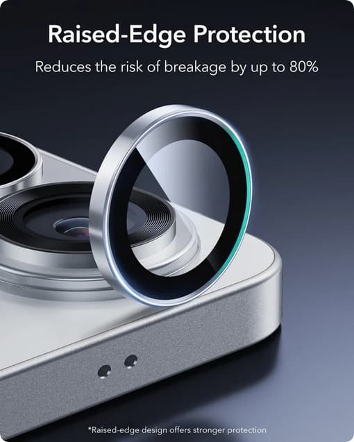2-Pack Compatible with Kompatibel med Samsung S26 Ultra Camera Lens Protector Tempered Glass Silver Silver 30