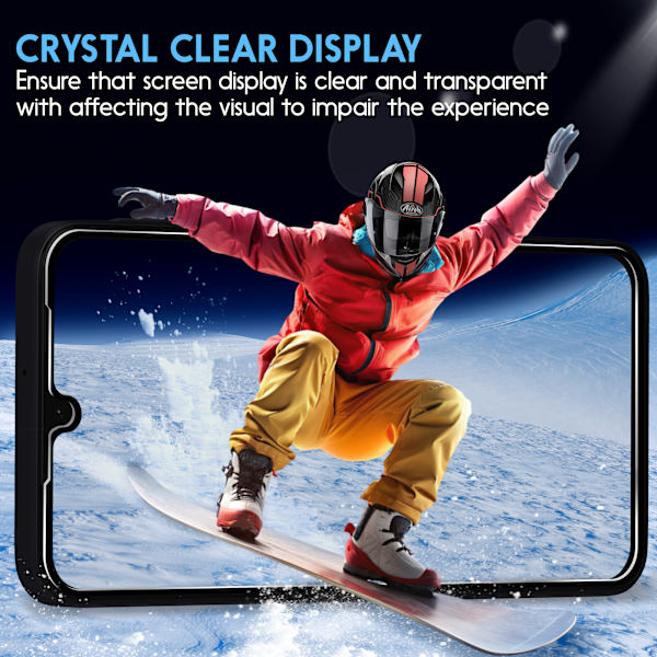【BEMS】2-Pack Compatible with Samsung A16 Privacy Screen Protector - Tempered Glass 9H - Super Quality 3D