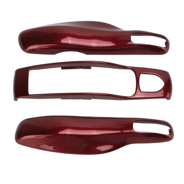 【BEMS】Nøglefob Shell Protector Bilmodifikationsudskiftning Kompatibel med Panamera Cayenne MACAN Boxster Cayman 911 718Rød