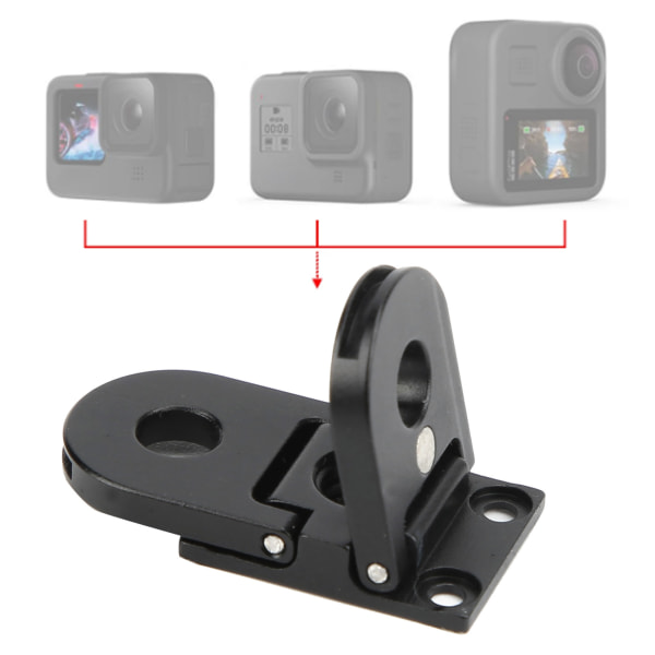 Action Camera Adapter Mount Base med 1/4in skruvhål fällbara fingrar för 9/MAX/