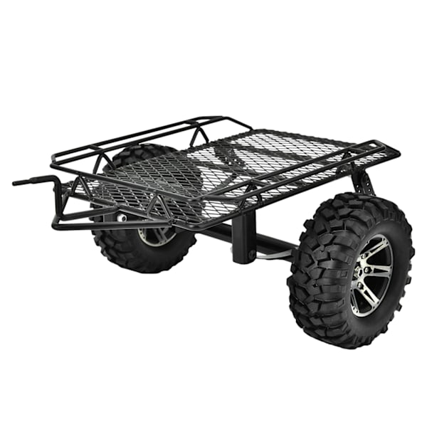 DIY Metal Trail Car Trailer Hopper D90 / SCX10 / TRX-4 1/10 mittakaavan RC-kiipeilyautolle