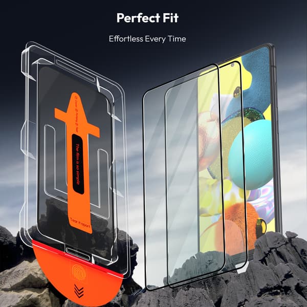 【BEMS】2-pack Samsung A51 Screen Protector - Tempered Glass | [Automatic Installation] - Bubble-Free Samsung A51 4G/5G Samsung A51