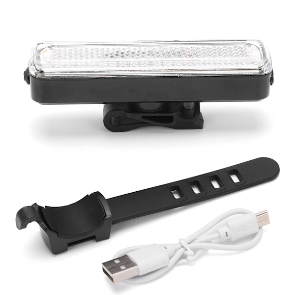 Sykkelbaklykt USB-oppladbar, holdbar, sykkelsikkerhetsbaklykt