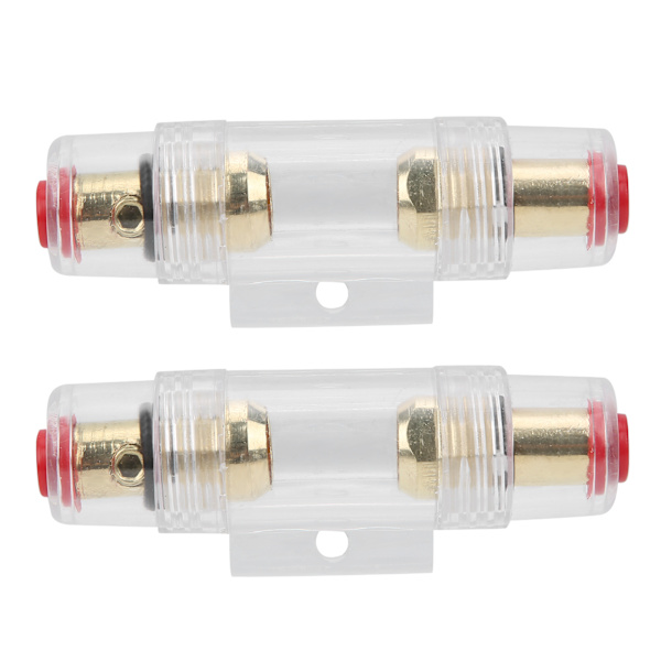 2 kpl Autostereo AGU sulakepesä W/60A 80A sulakkeet Sulakepesä 4 6 8 gauge johdolle 12‑24V
