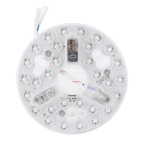 5,3-tommer loftventilator LED-lyserstatning - 15W rund dæmpbar eftermonteringssæt (3000K/4200K/6500K) 95-265V