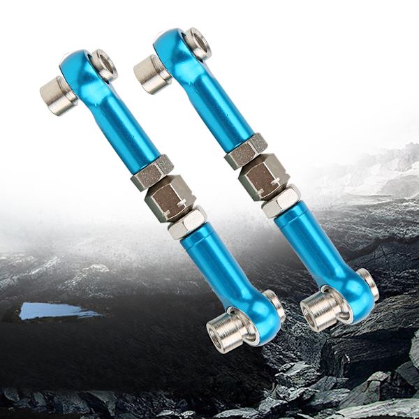 RC Styringslenkerstang Foran Bak Servo Lenker for HPI RS4 Sport 3 1/10 Oppgraderingstilbehør Blå 113696B