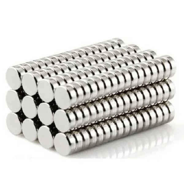 50 Stk Rund Neodymium Magnet 10x2mm N35 Stærk Magnetisme Neodym Jern Magneter