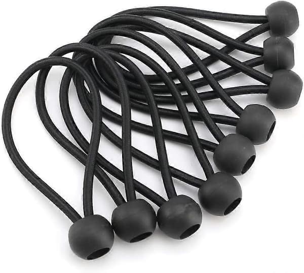 10-pak Bungee Balls Trænings- og fitnesstrampolin Elastisk reb Trampolinreb