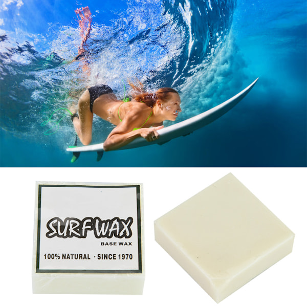 Korkea Laatu Liukumaton Surffivaha Surffilaudalle Skimboardille Rullalaudalle (valkoinen)