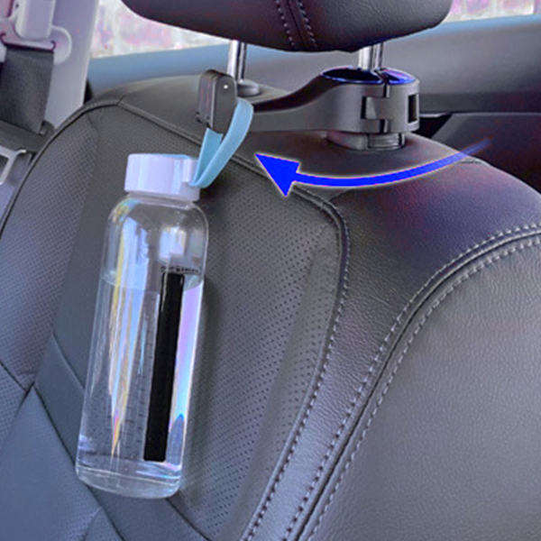 Istuinten koukku Näkymätön design-puhelinpidike Kestävä monipuolinen auton istuimen selkäkoukku kotiin, autoon, toimistoon Sininen