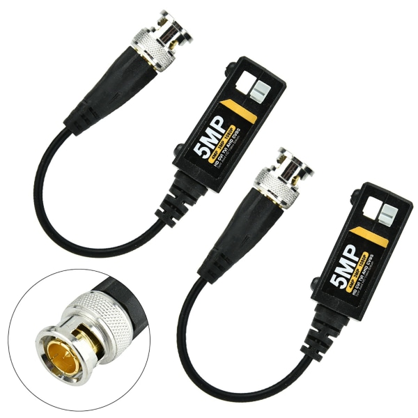 8MP High Definition Spliced Passiv Video Balun Transmission Twisted Pair Sändare