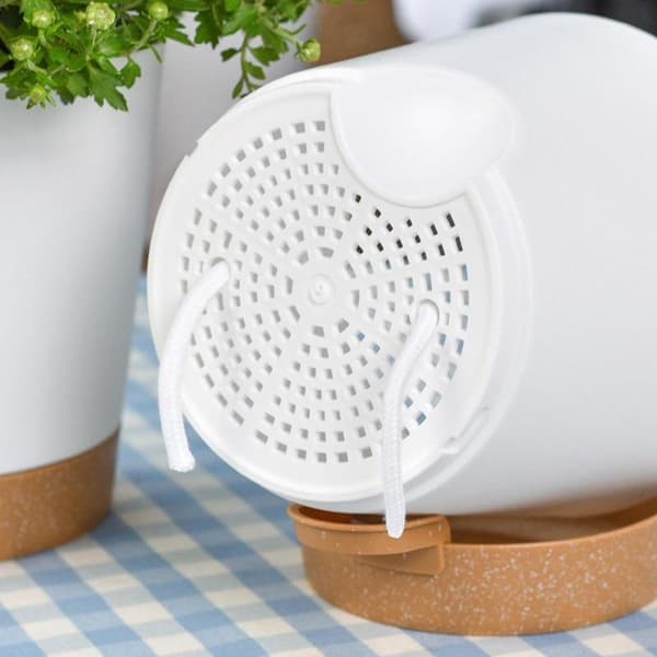 5-pakning Selvvanende Potte / Selv-vanning / Blomstervanner Hvit White 5-Pack