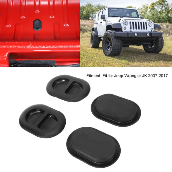 【BEMS】Bilchassis Vanntette gummipropper Tilbehør Passer til Jeep Wrangler JK 2007-2017
