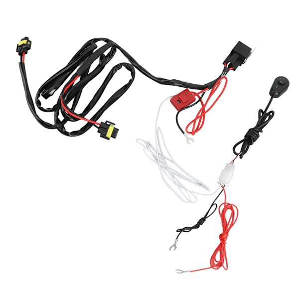 12V LED-työvalon johtosarja valopalkille Sumuvalo 0–240 W ATV:lle, maastoautolle, Jeepille, avolava-autolle