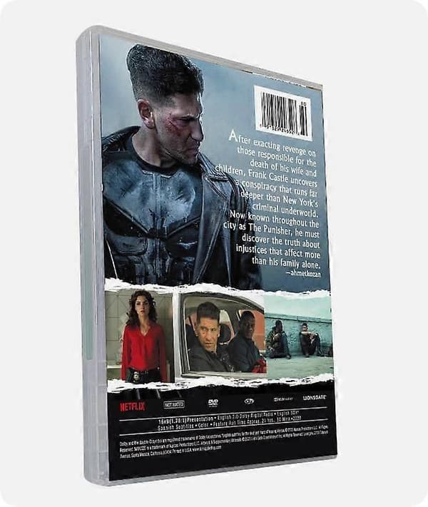 The Punisher Kausi 1-2 Koko TV-sarja 6-levyn DVD
