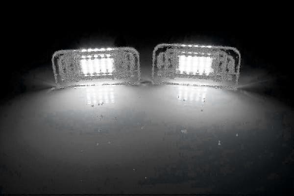 LED-pærer til B-klasse W246 W242 nummerplade, 2 stk Canbus
