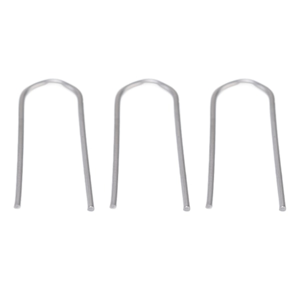 200 st Trådhoppringar Nickel Kromlegering U-formad ringkrok för hängen Keramiska smycken Glassmältning/