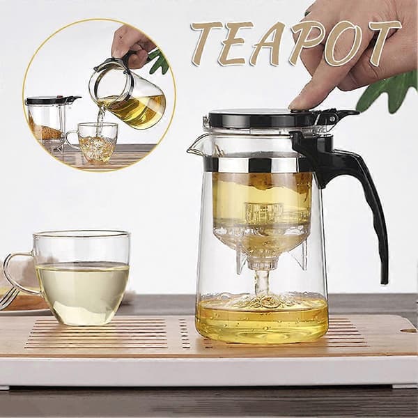 Elegant glaskande til hjemmet Kompatibel med at lave te 900ml