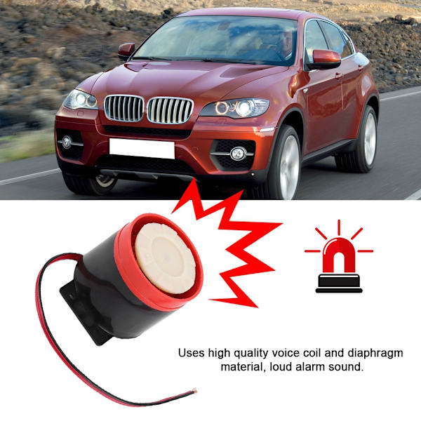 Universaali 12V 105db Auton Peruutusääni, Takana-Ajo-Ääni, Piippari