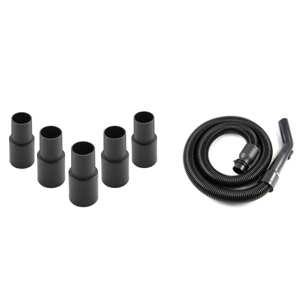 5 Styck Universal Vakuumslang Adapter Kit med slangar för Panasonic Dammsugare M